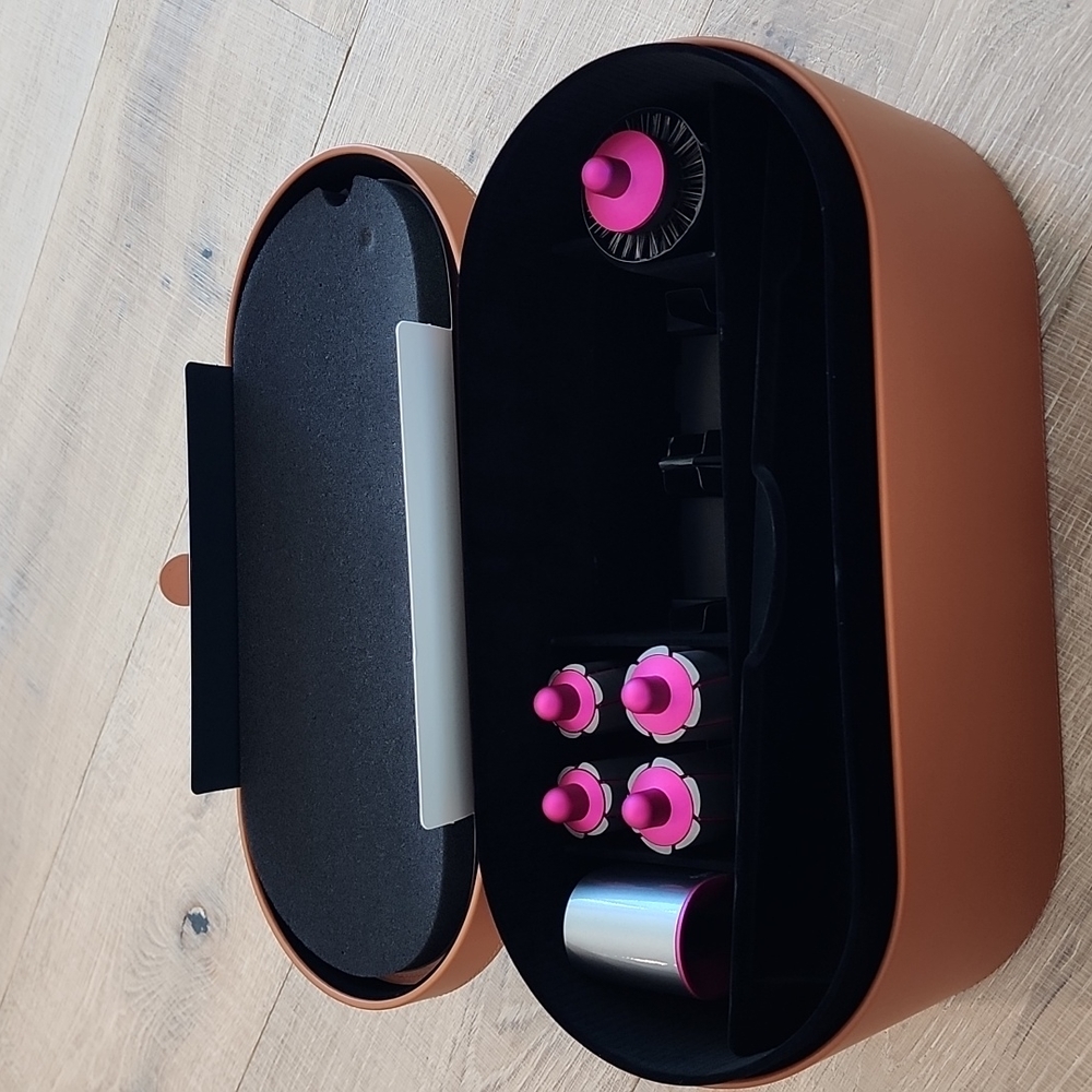Dyson Airwrap parts two 1.2 barrels, two 1.6 barrels; pre dryer, round brush